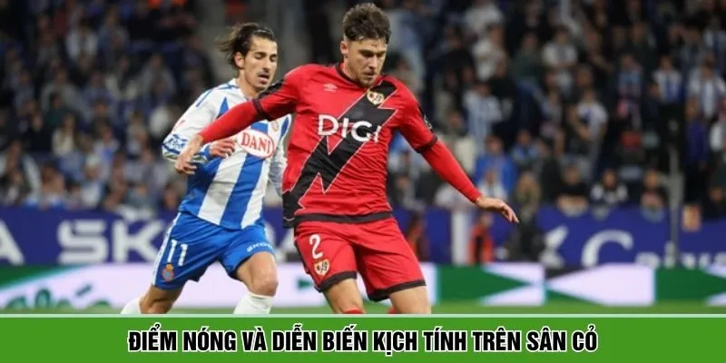 Những điểm ấn tượng của cặp đấu Rayo Vallecano vs Espanyol